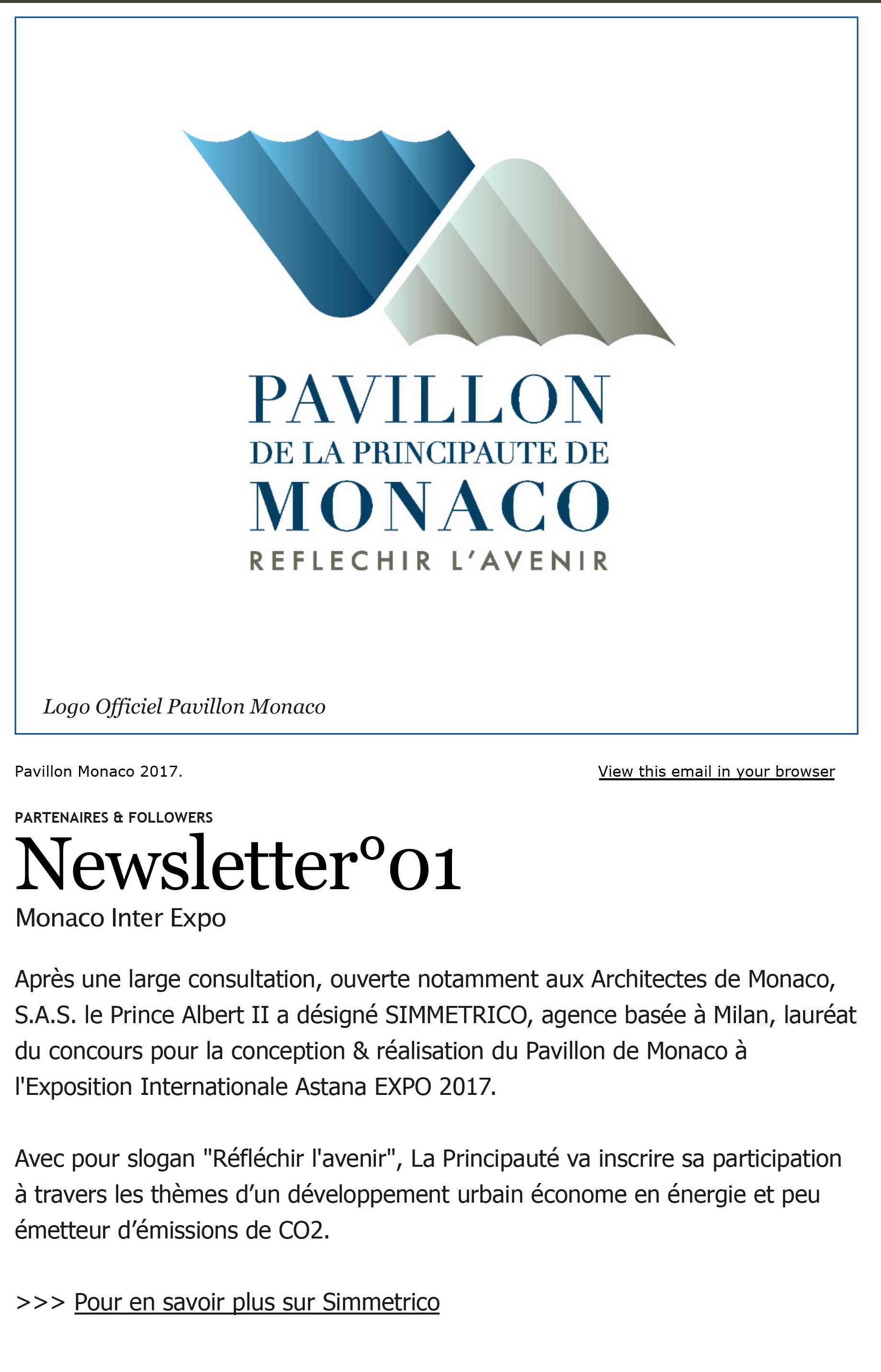 Pavillon Monaco  Astana EXPO 2017