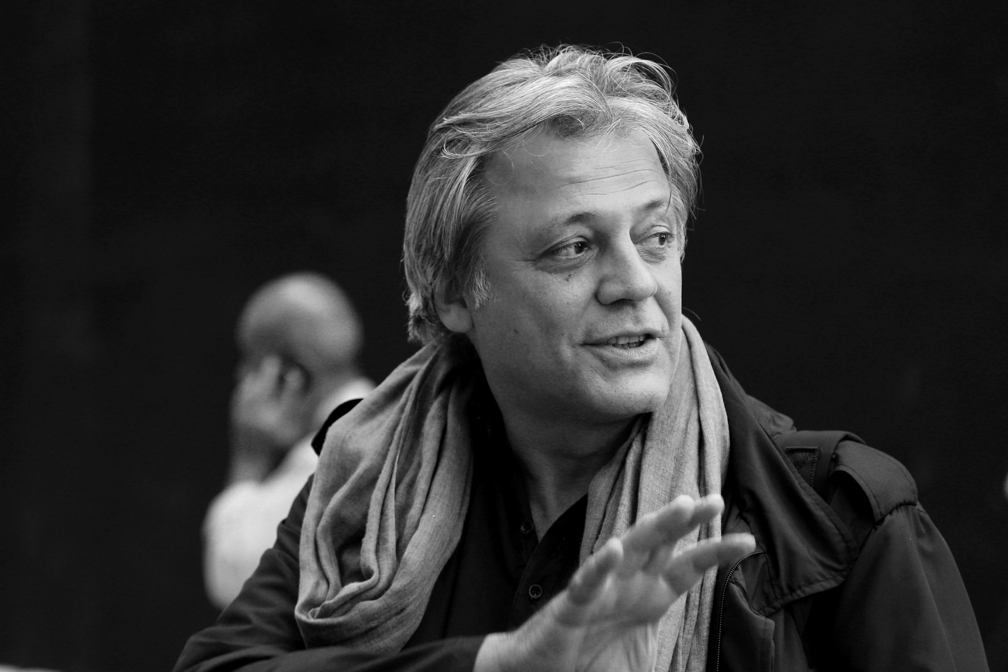 Daniele Zambelli mentre interviene durante un incontro